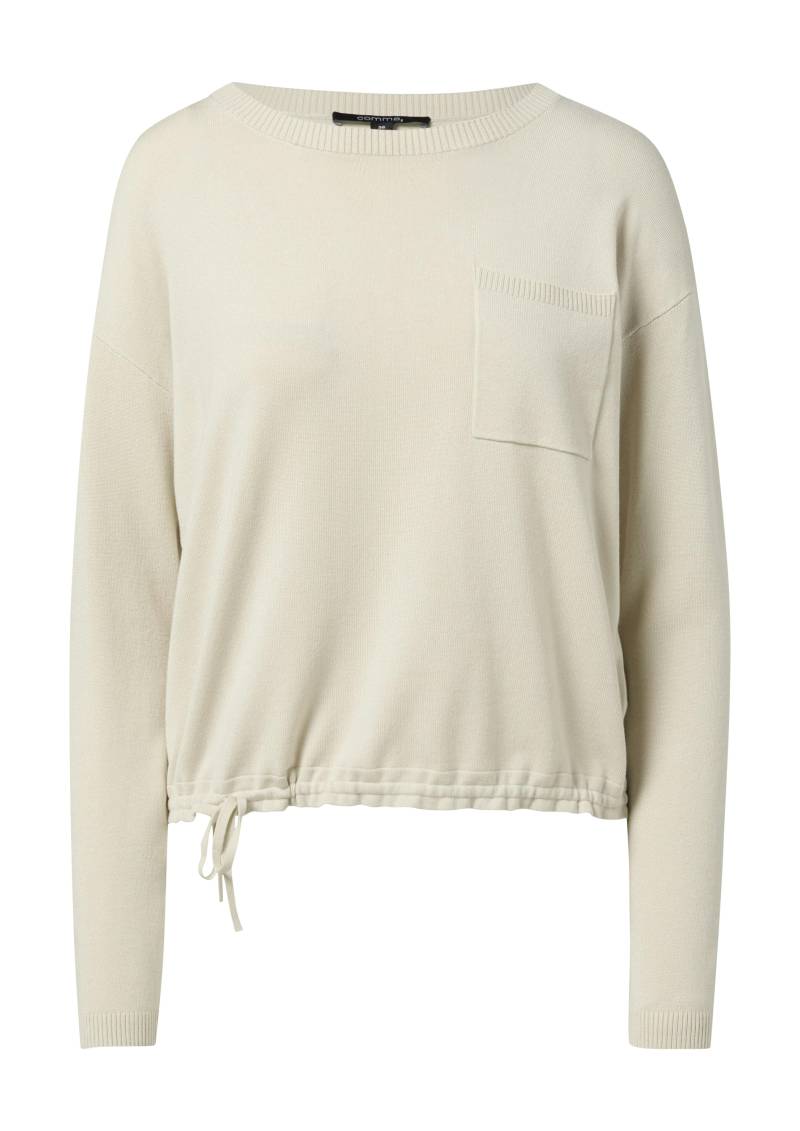 comma - Strickpullover beige - Gr. - 38 von comma