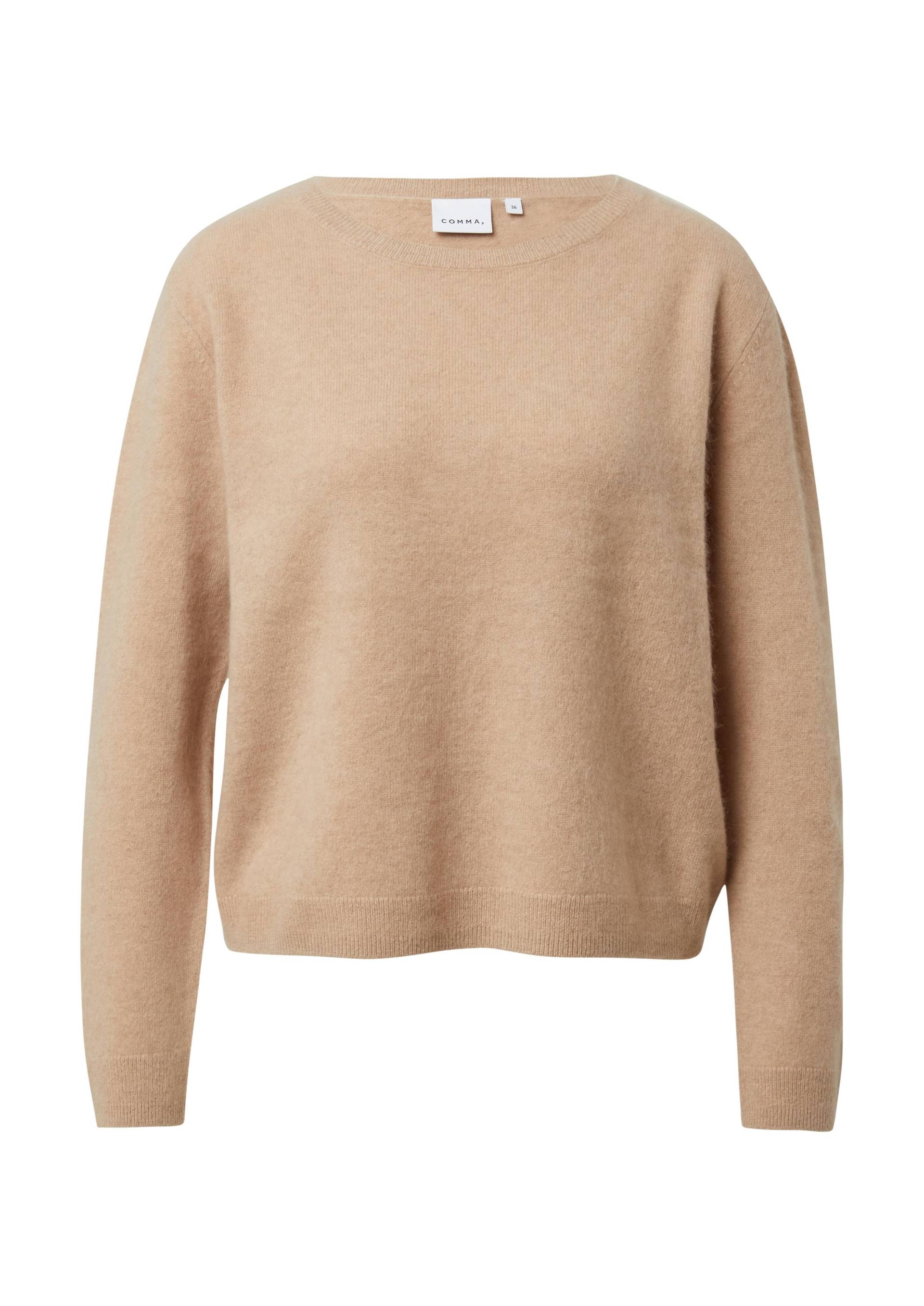 comma - Strickpullover beige - Gr. - 40 von comma