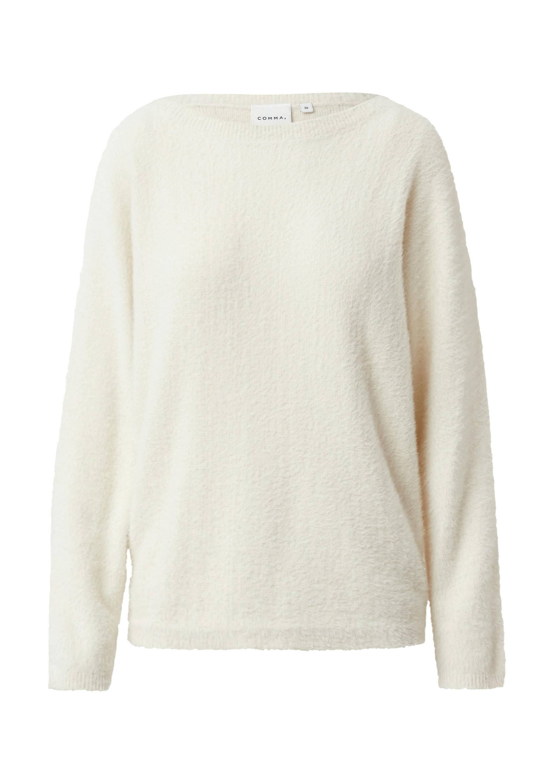 comma - Strickpullover beige - Gr. - 44 von comma