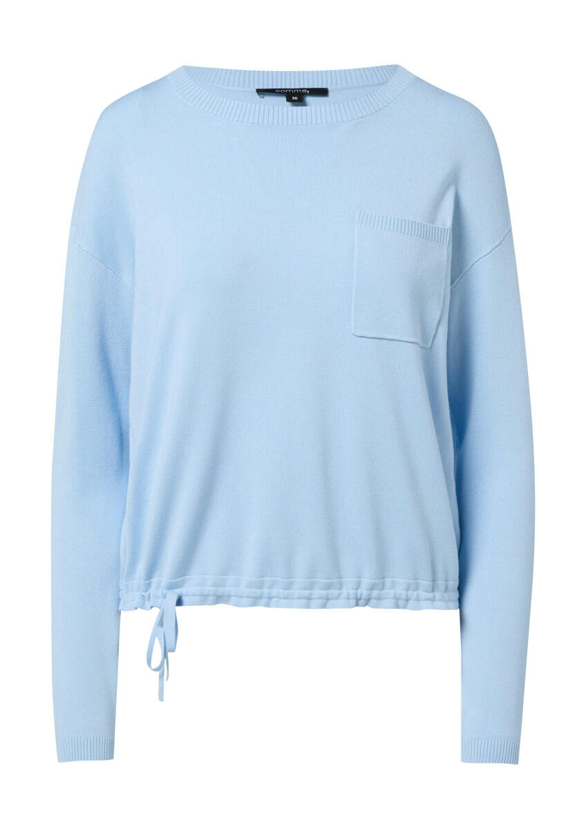 comma - Strickpullover blau - Gr. - 44 von comma