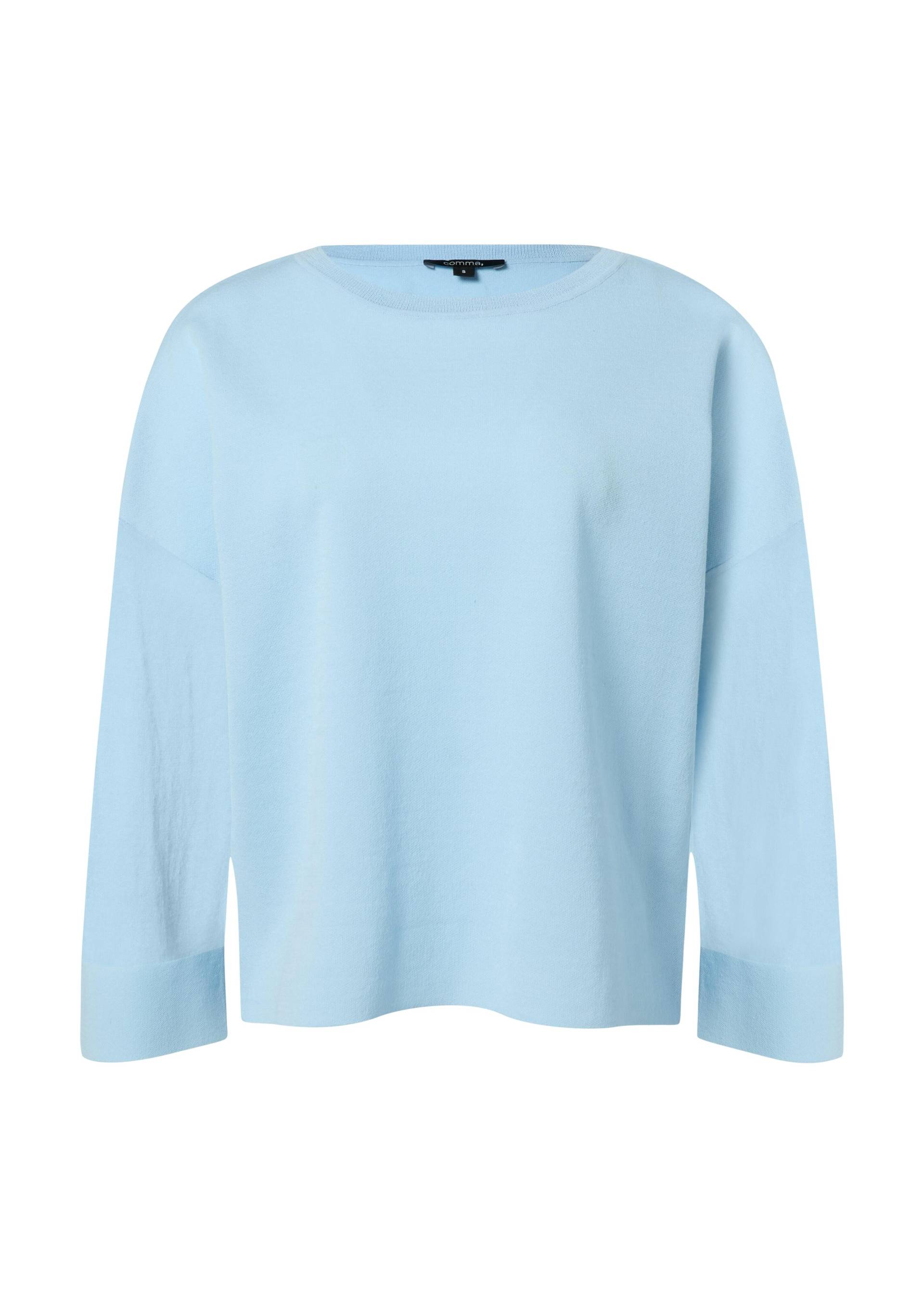 comma - Strickpullover blau - Gr. - L von comma