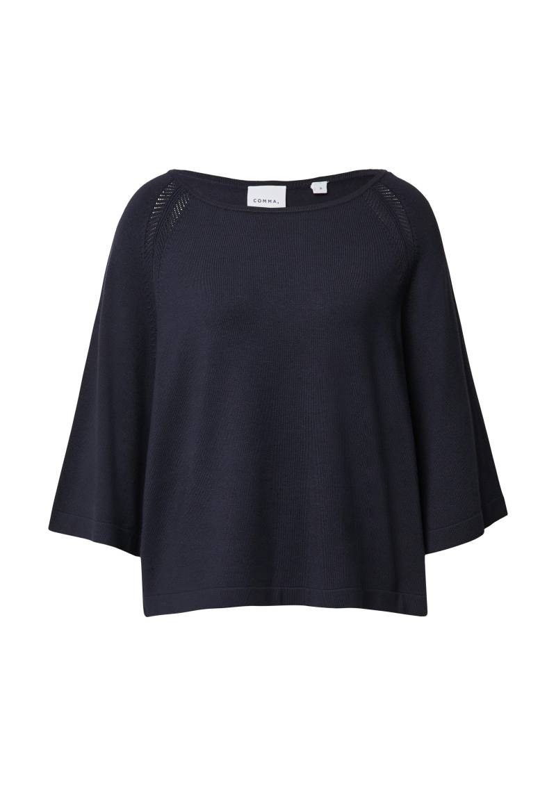 comma - Strickpullover blau - Gr. - M von comma
