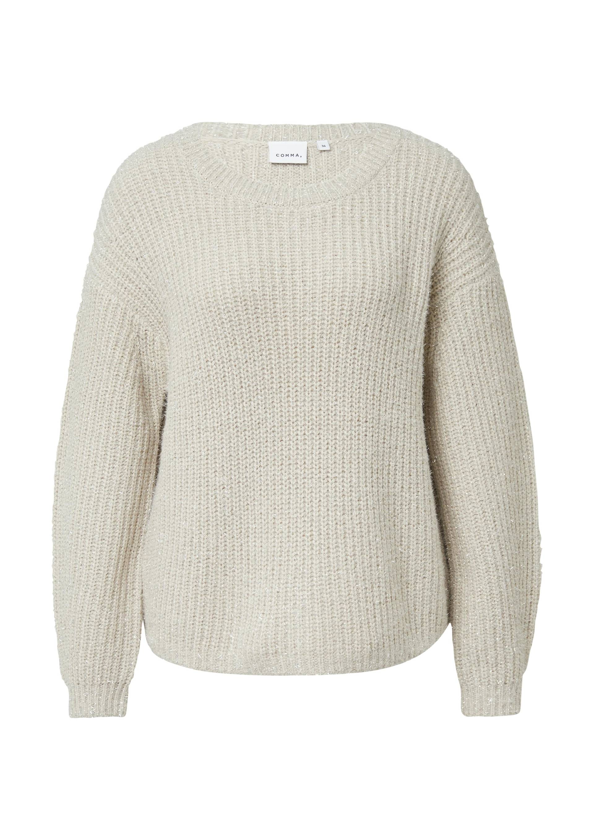 comma - Strickpullover creme - Gr. - 34 von comma