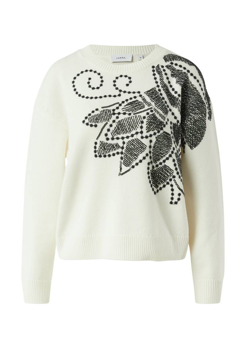 comma - Strickpullover creme - Gr. - 36 von comma