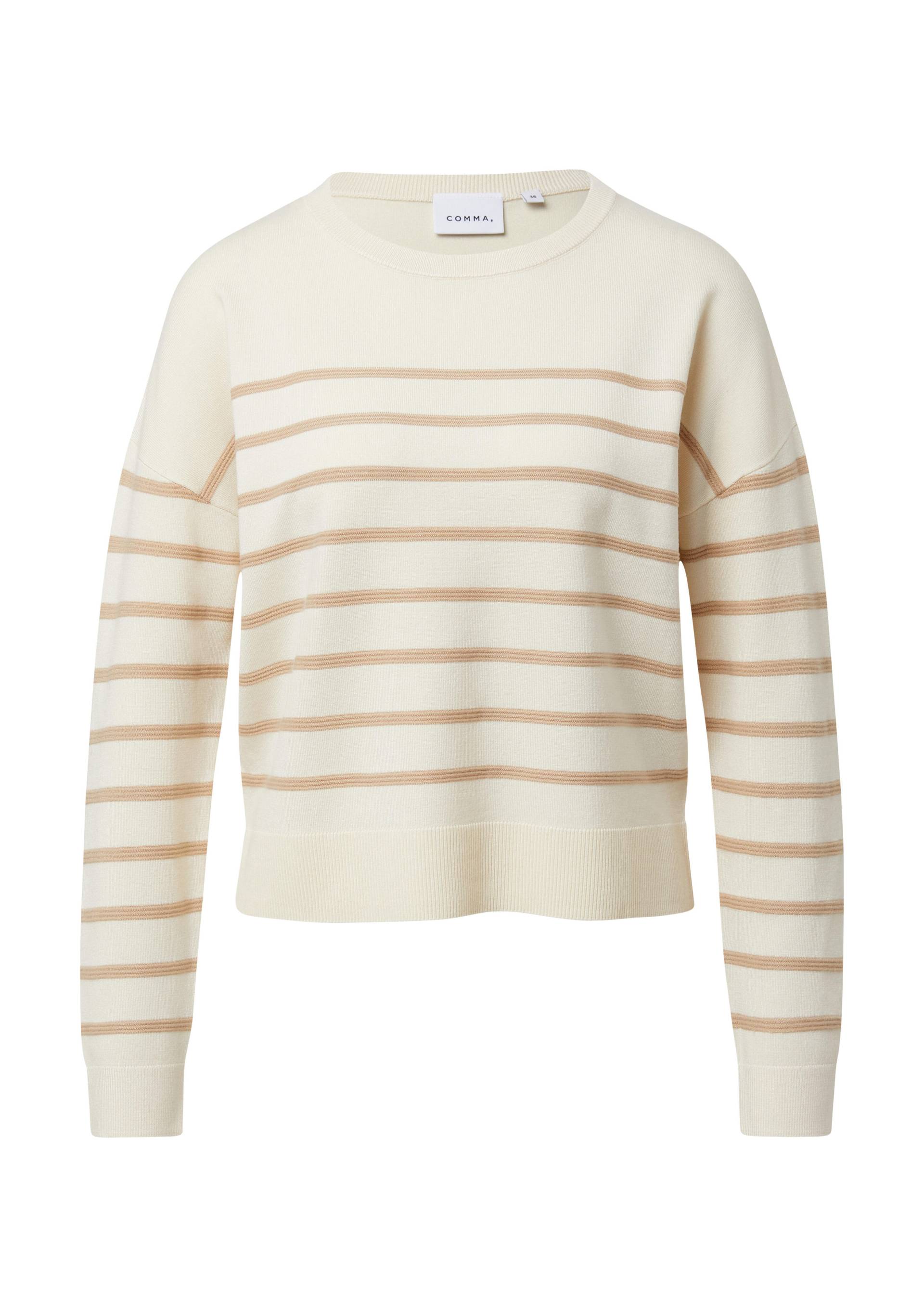 comma - Strickpullover creme - Gr. - 42 von comma