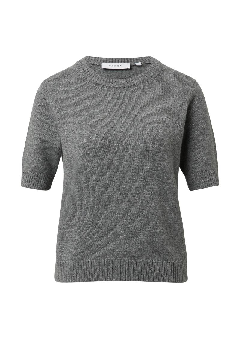 comma - Strickpullover grau - Gr. - 36 von comma