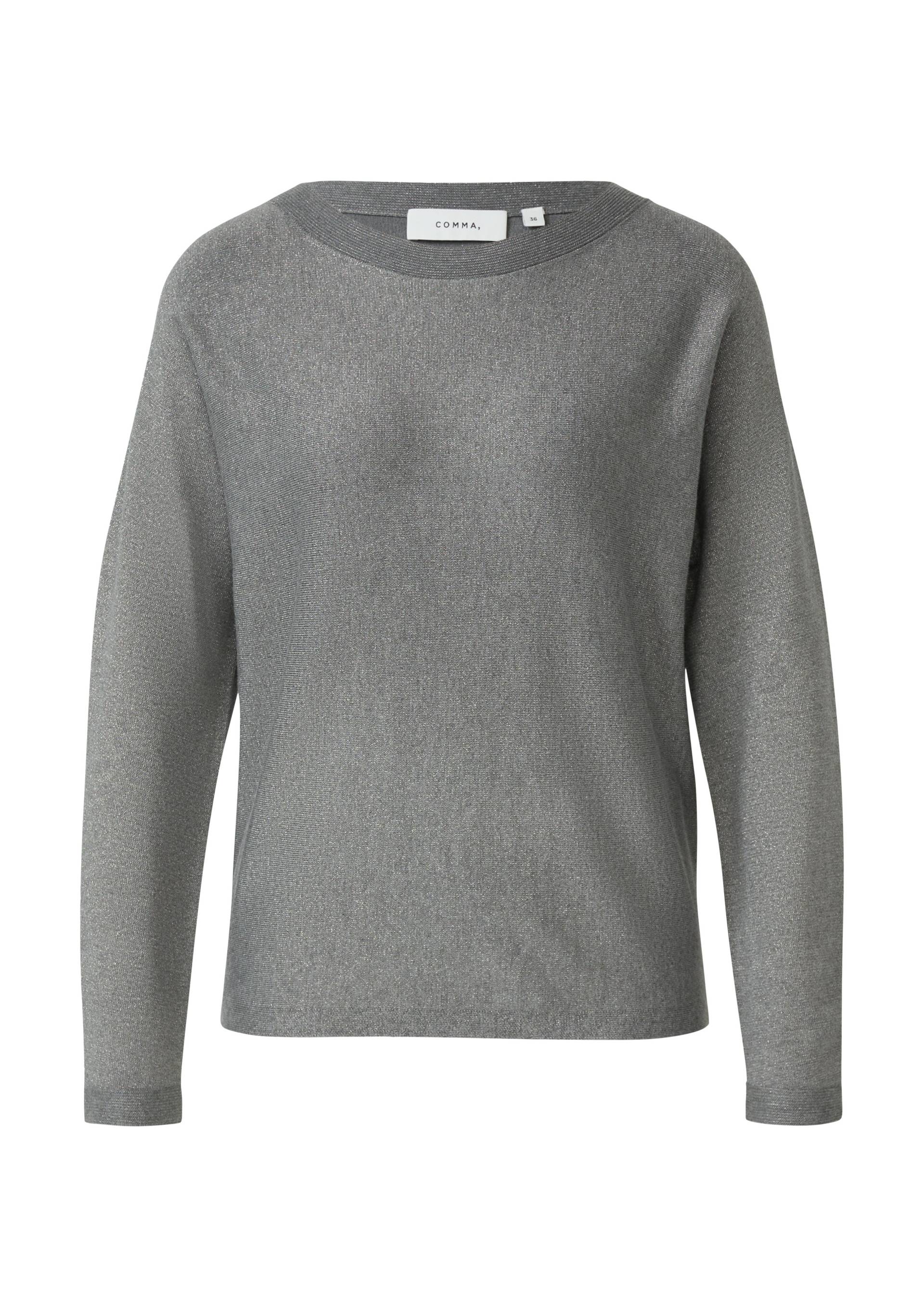 comma - Strickpullover grau - Gr. - 46 von comma