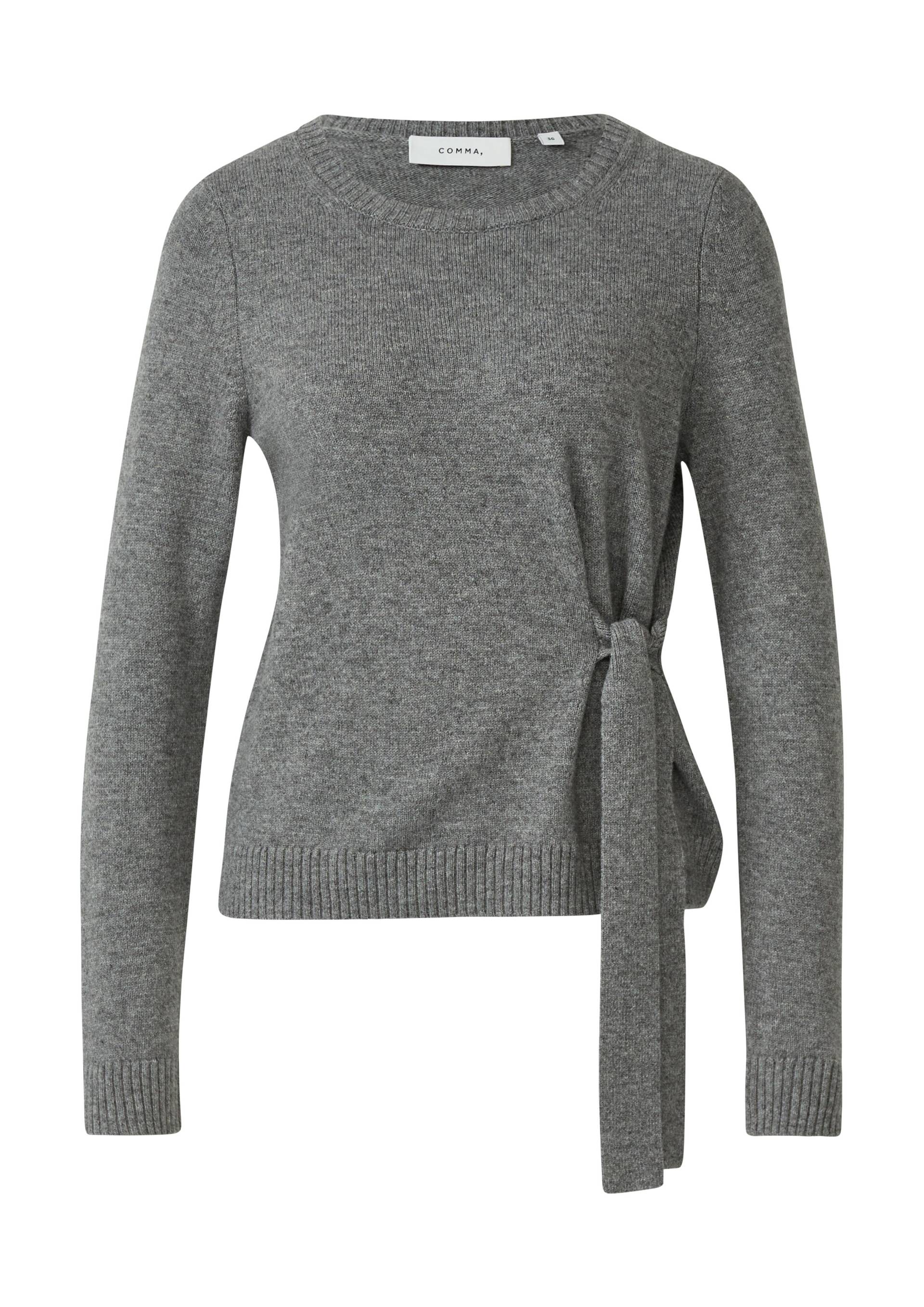 comma - Strickpullover grau - Gr. - 46 von comma