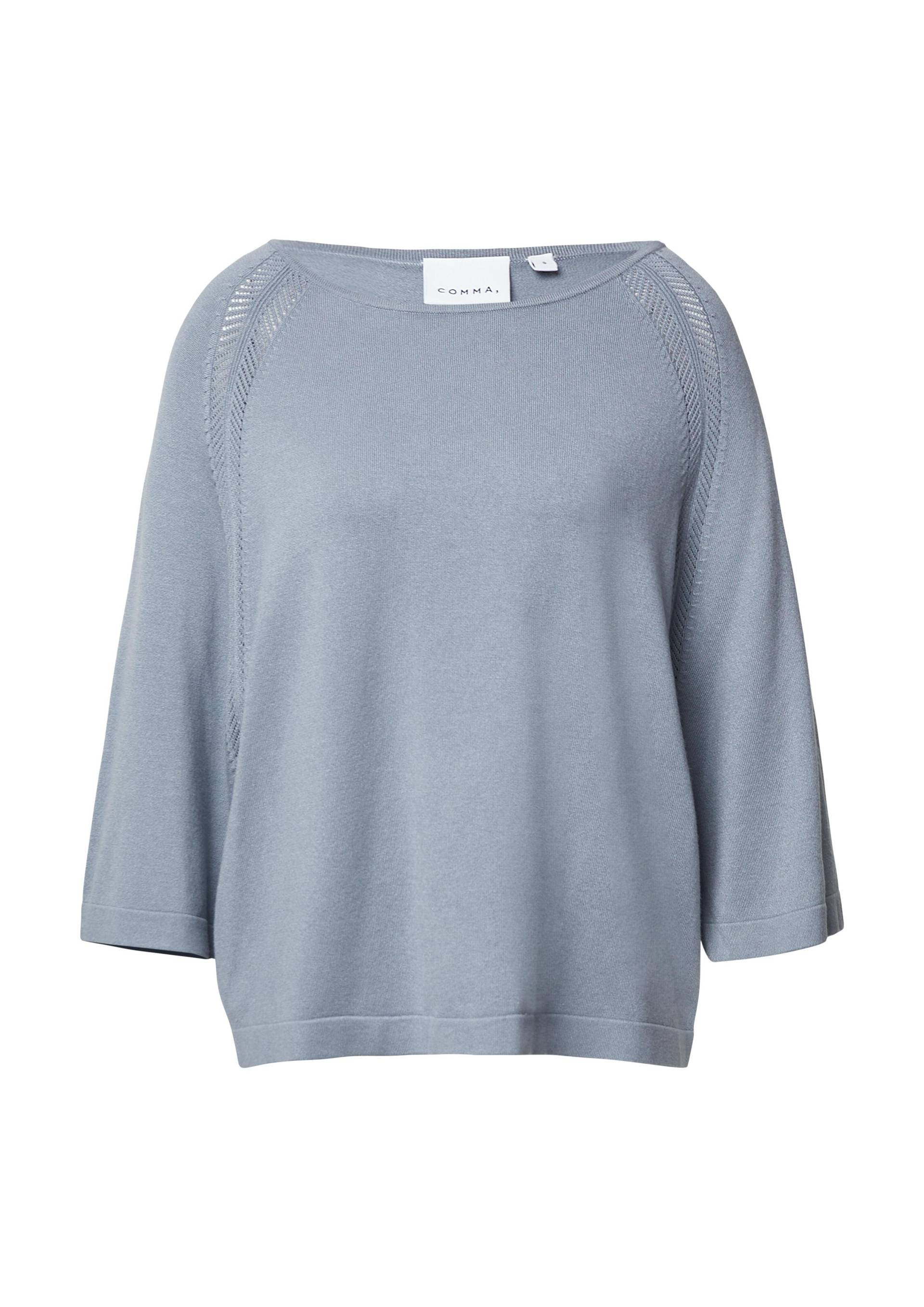 comma - Strickpullover grau - Gr. - XS von comma