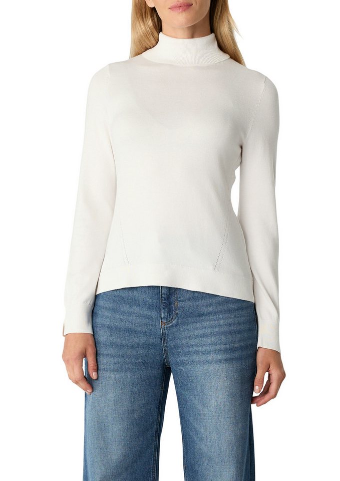 comma Strickpullover mit Ärmelschlitzen von comma