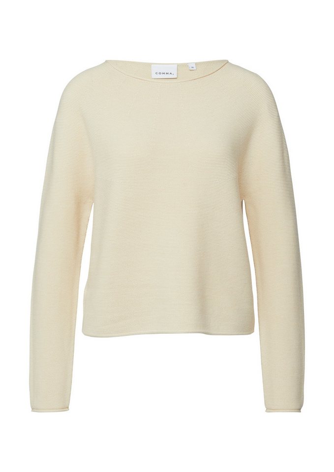 comma Strickpullover mit Rollkanten von comma