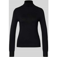 comma Strickpullover mit Rollkragen in Black, Größe 38 von comma