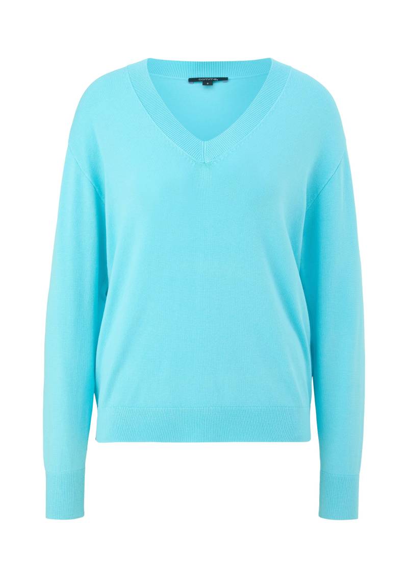 comma - Strickpullover petrol - Gr. - L von comma
