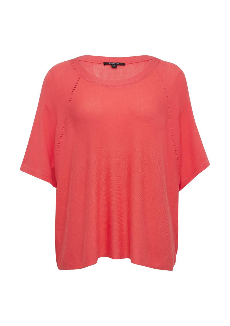 comma - Strickpullover pink|rot - Gr. - S von comma