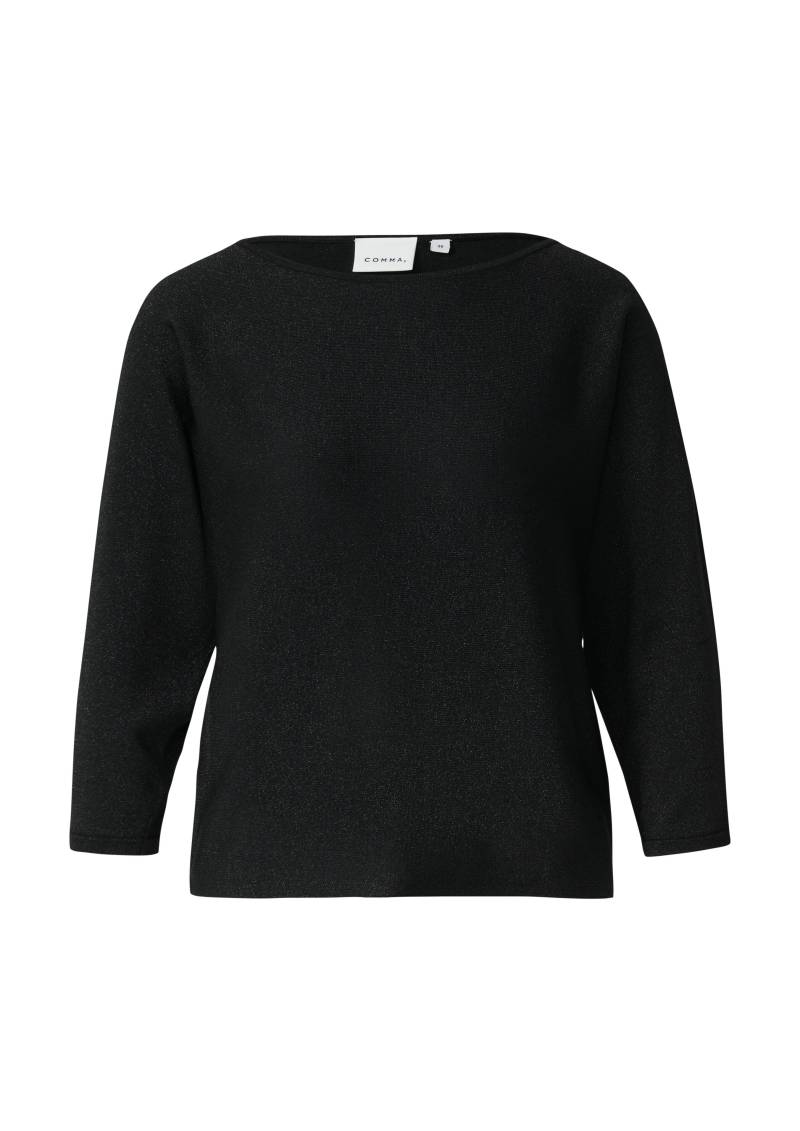 comma - Strickpullover schwarz - Gr. - 34 von comma