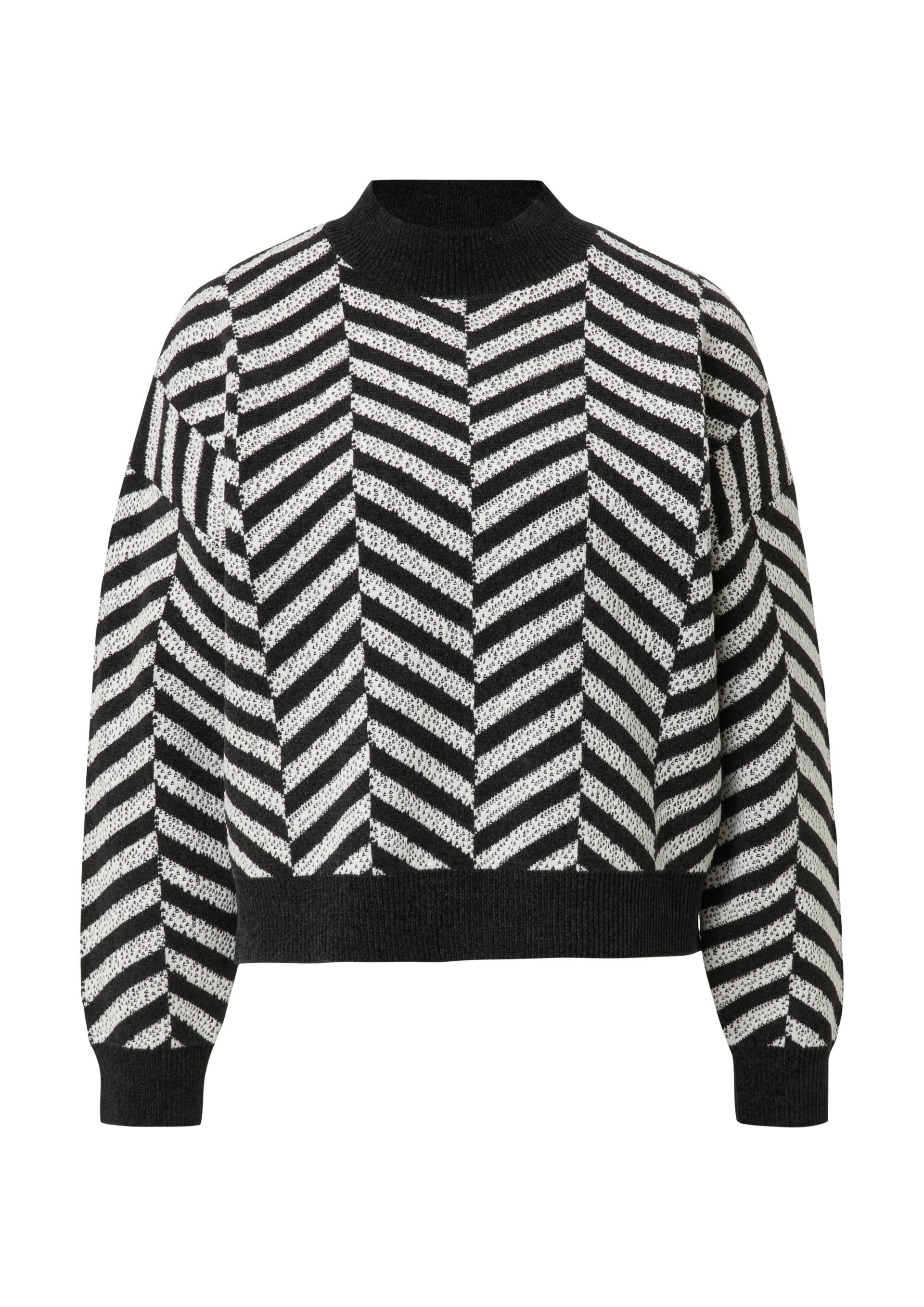 comma - Strickpullover schwarz - Gr. - 40 von comma