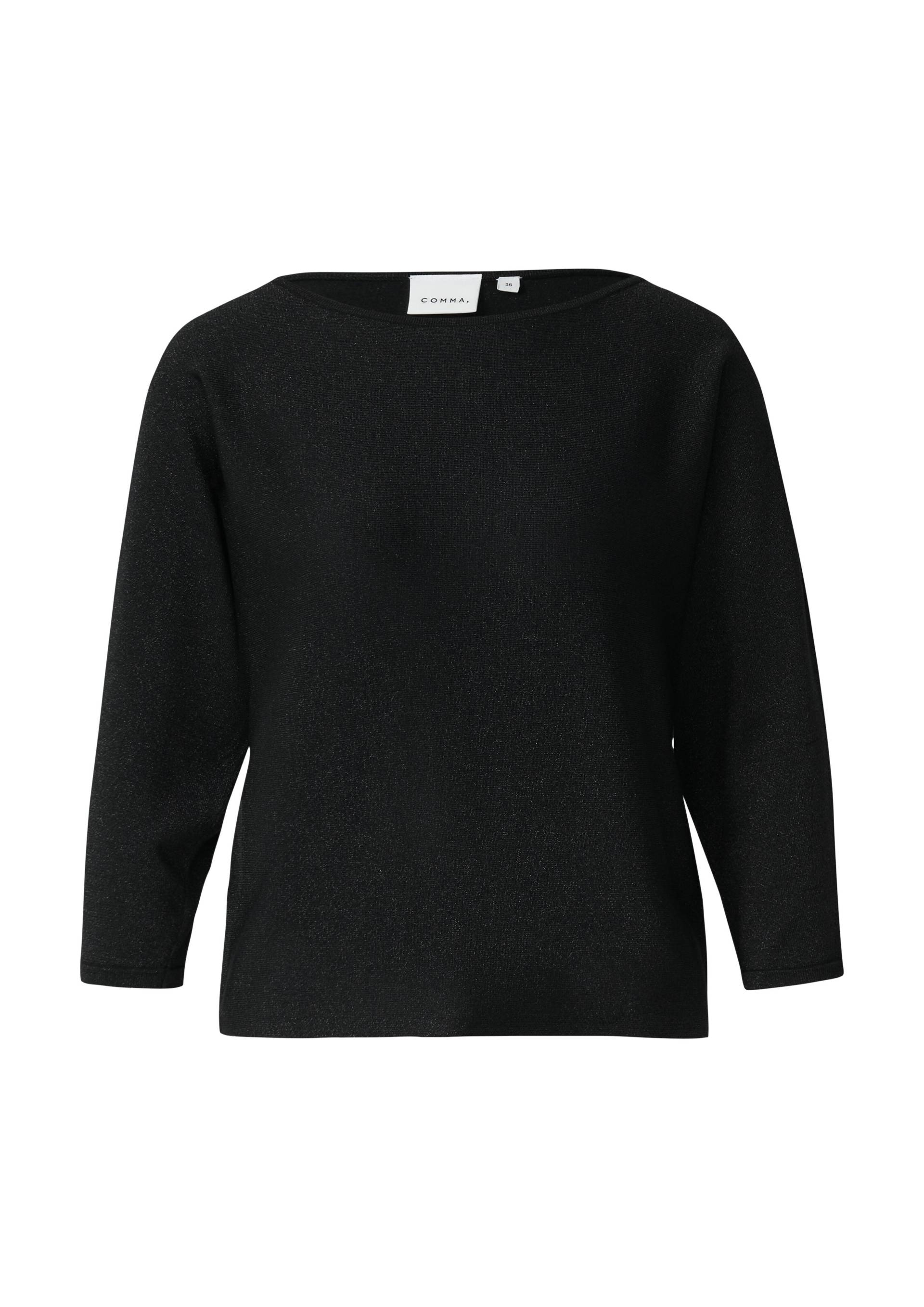 comma - Strickpullover schwarz - Gr. - 40 von comma