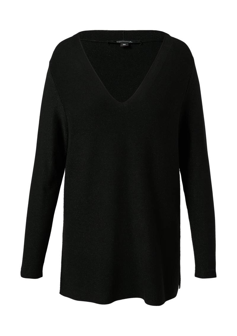 comma - Strickpullover schwarz - Gr. - 42 von comma