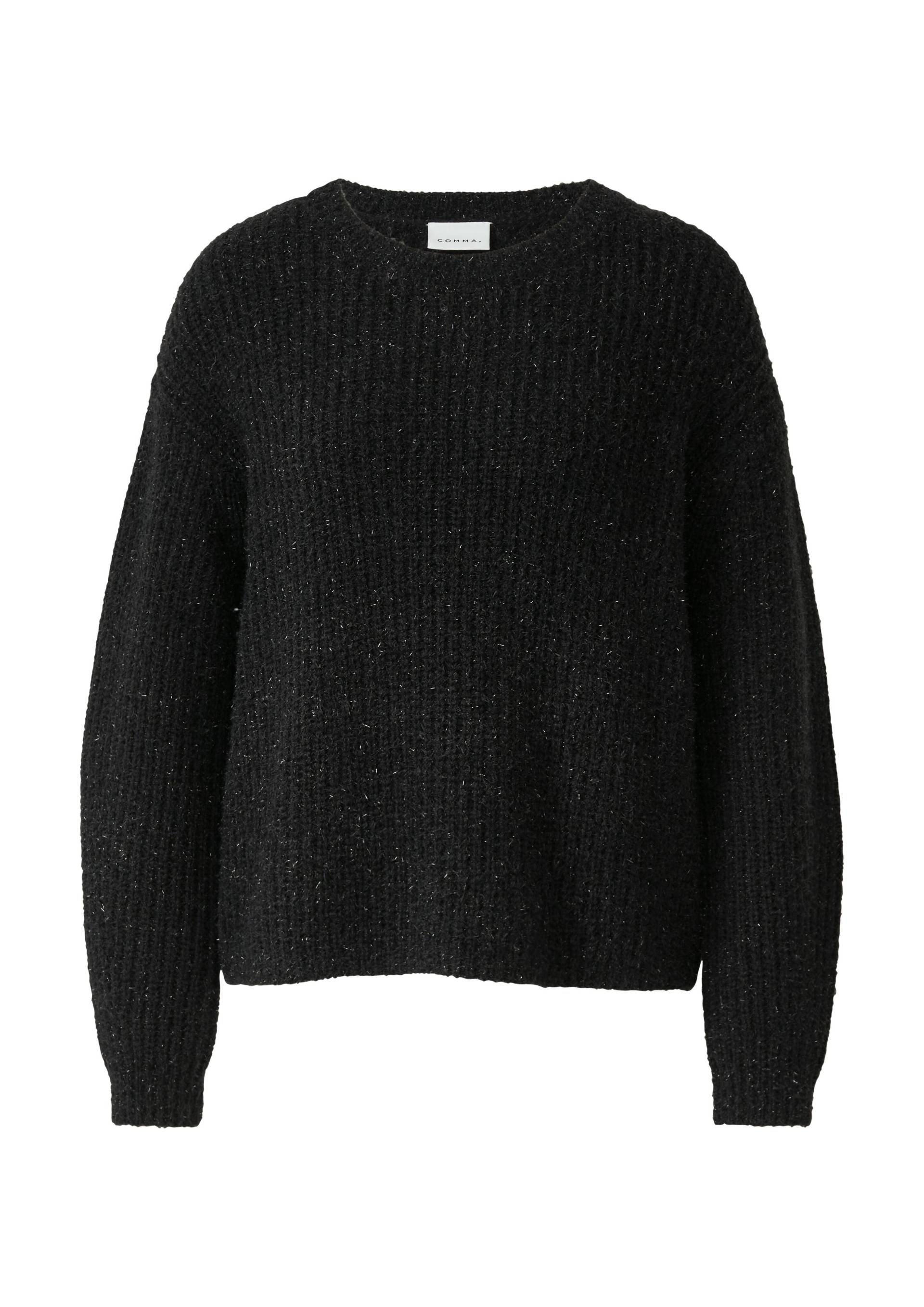 comma - Strickpullover schwarz - Gr. - 46 von comma