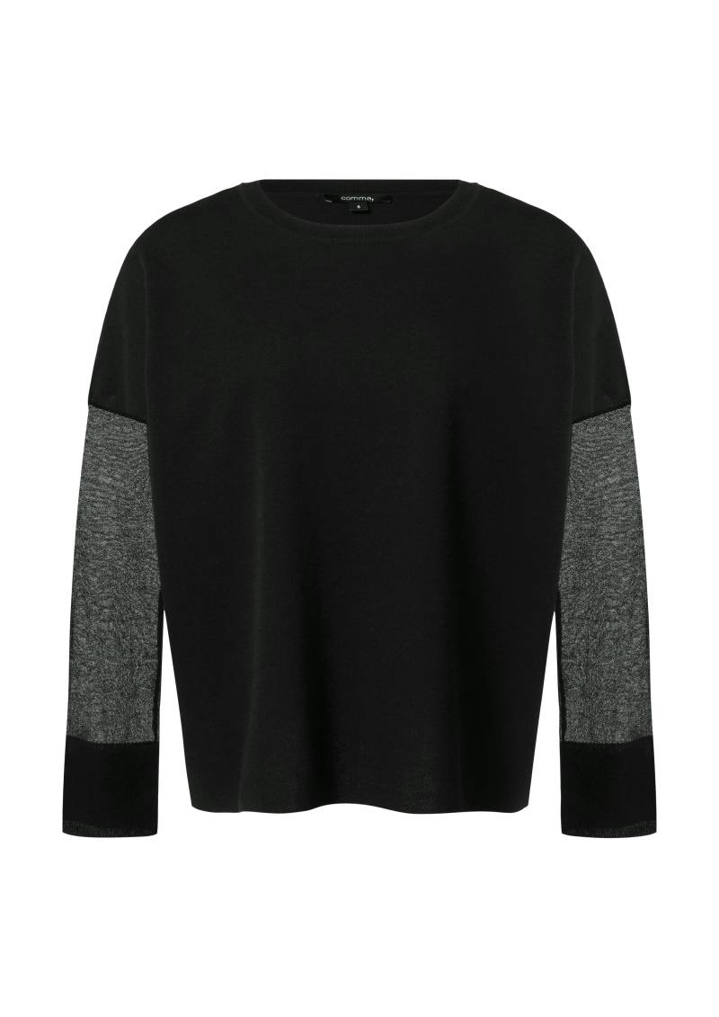 comma - Strickpullover schwarz - Gr. - S von comma