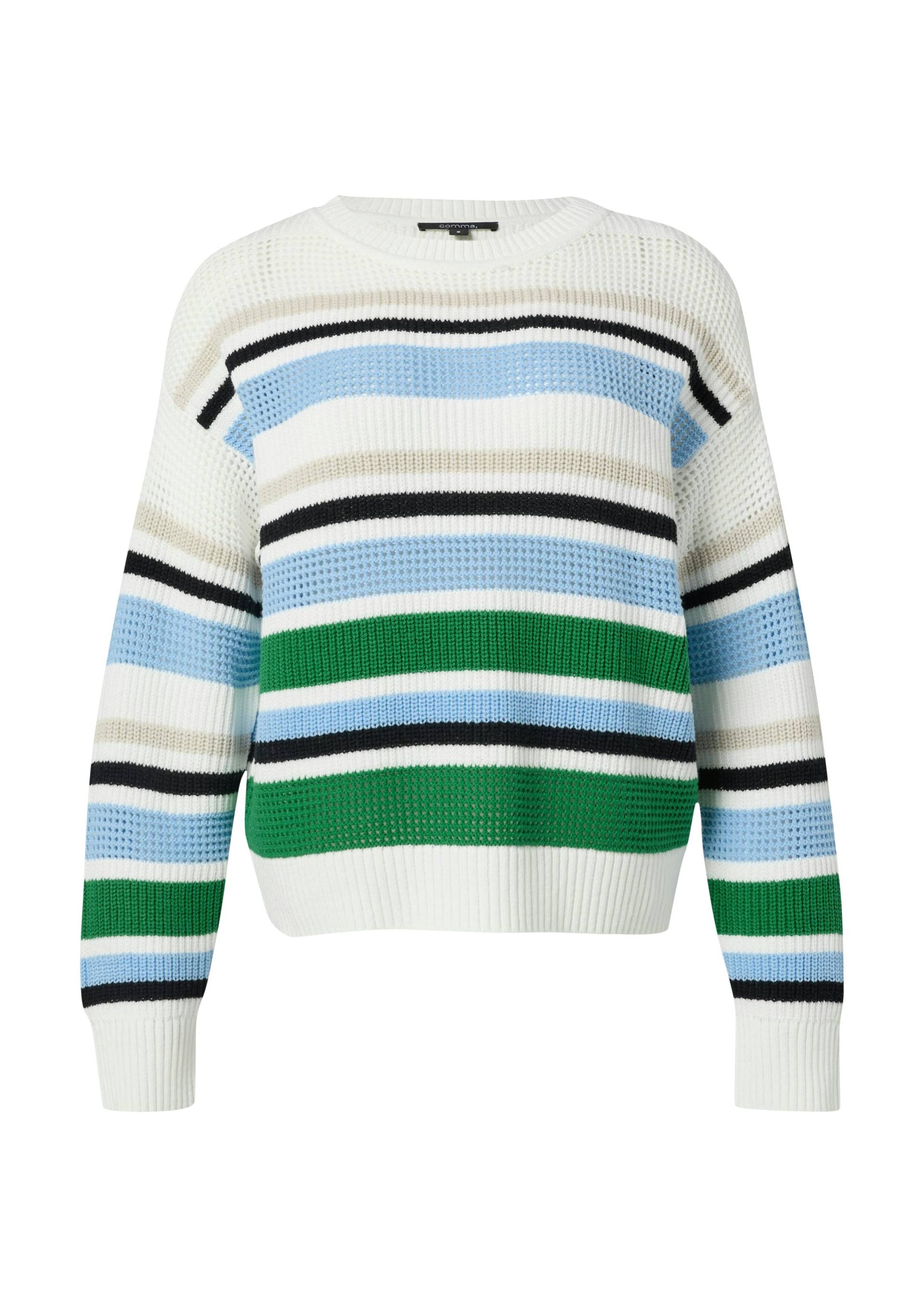 comma - Strickpullover weiß - Gr. - S von comma