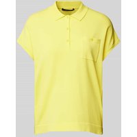comma Strickshirt mit Brusttasche in GELB, Größe 34 von comma