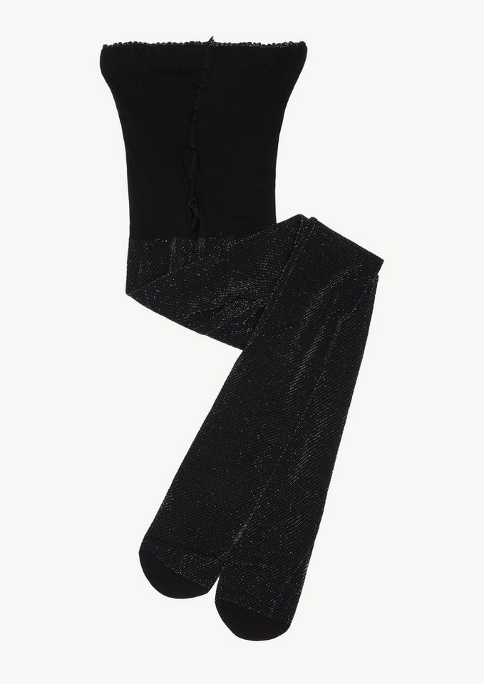 comma Strumpfhose Strumpfhose Strumpfhose mit Glitzergarn (1 St) von comma