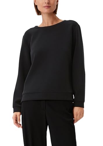comma Damen 2137917 Sweatshirt, 9999 schwarz, 36 von comma