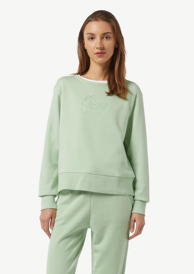 comma Sweatshirt Sweatshirt Sweatshirt im Relaxed Fit mit Artwork von comma