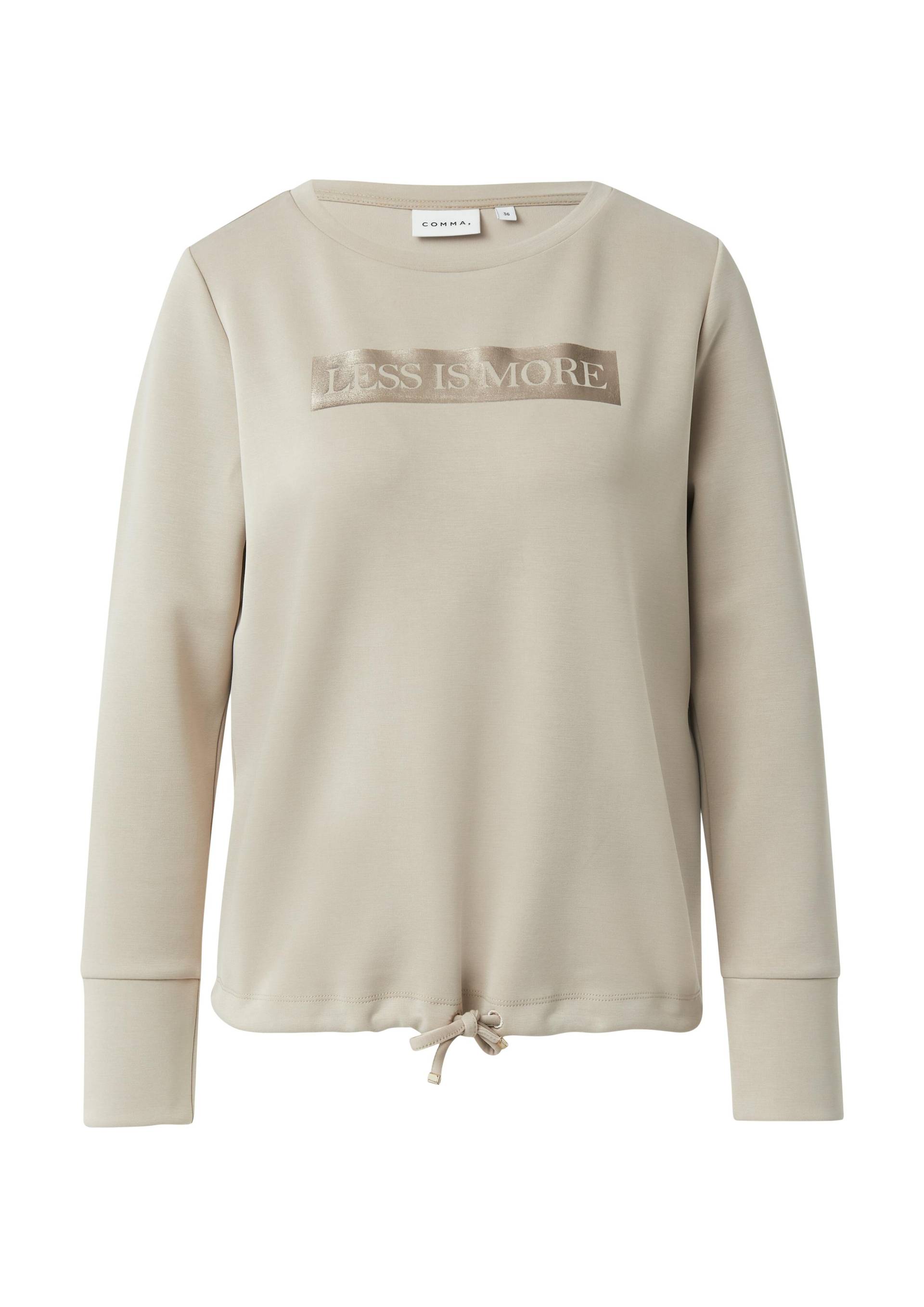 comma - Sweatshirt beige - Gr. - 40 von comma
