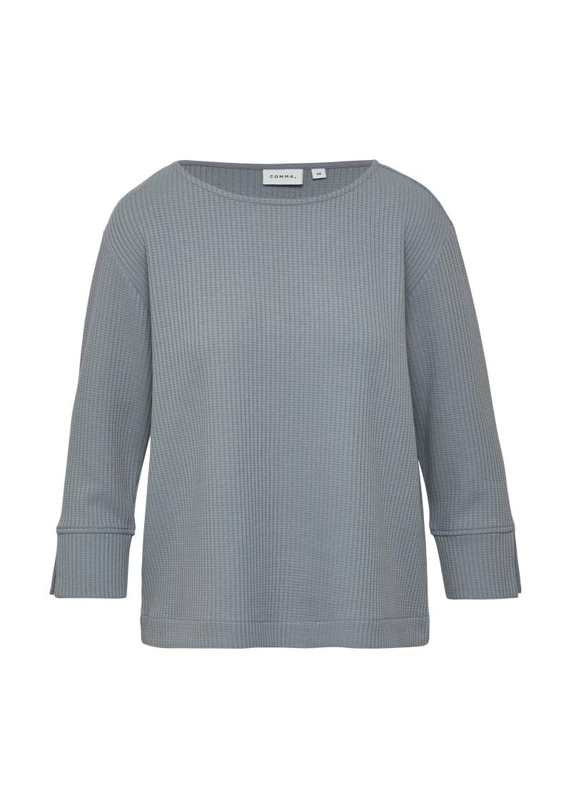 comma - Sweatshirt blau - Gr. - 34 von comma