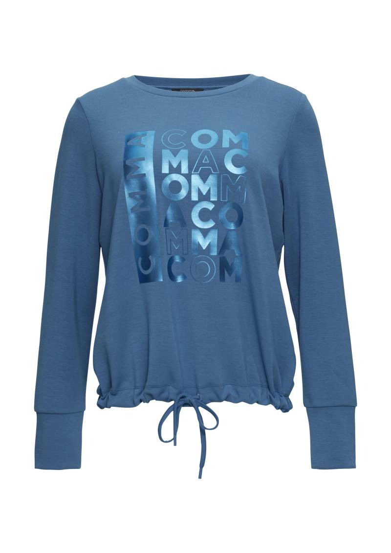 comma - Sweatshirt blau - Gr. - 42 von comma