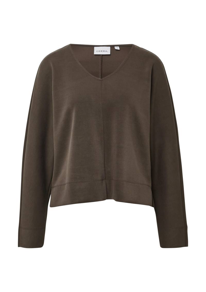 comma - Sweatshirt braun - Gr. - 46 von comma