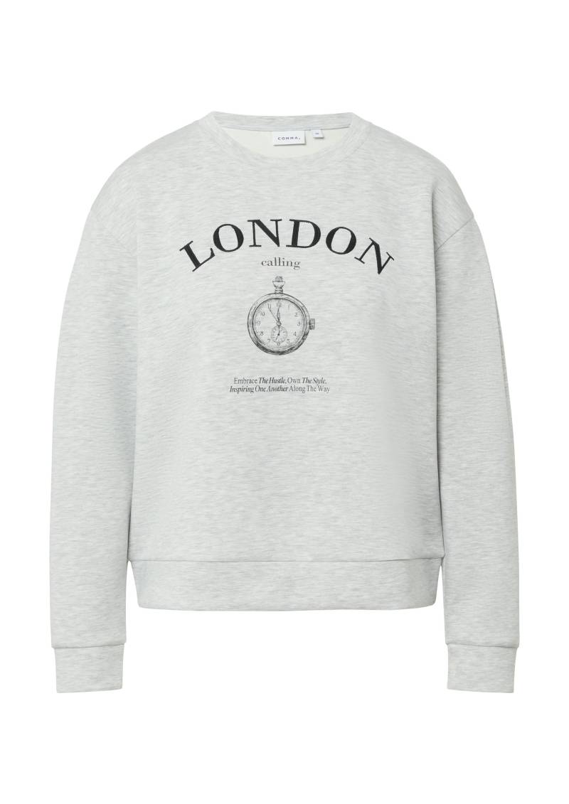 comma - Sweatshirt grau - Gr. - 44 von comma