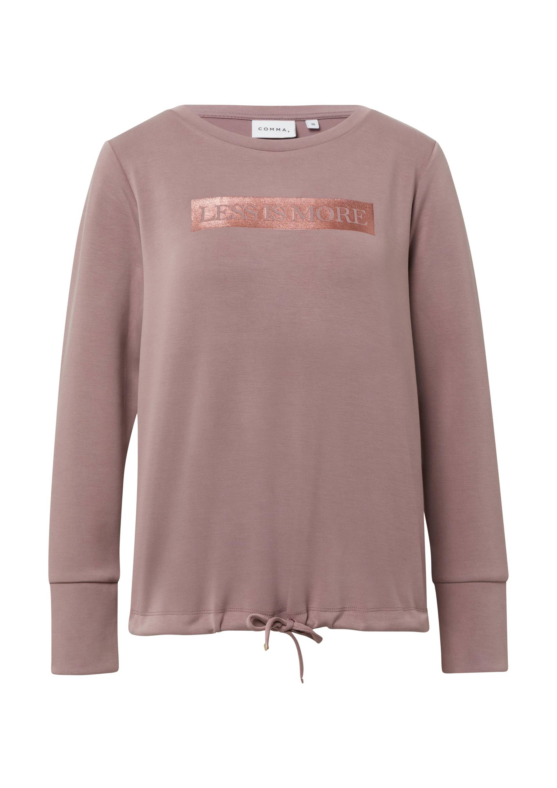comma - Sweatshirt pink - Gr. - 40 von comma
