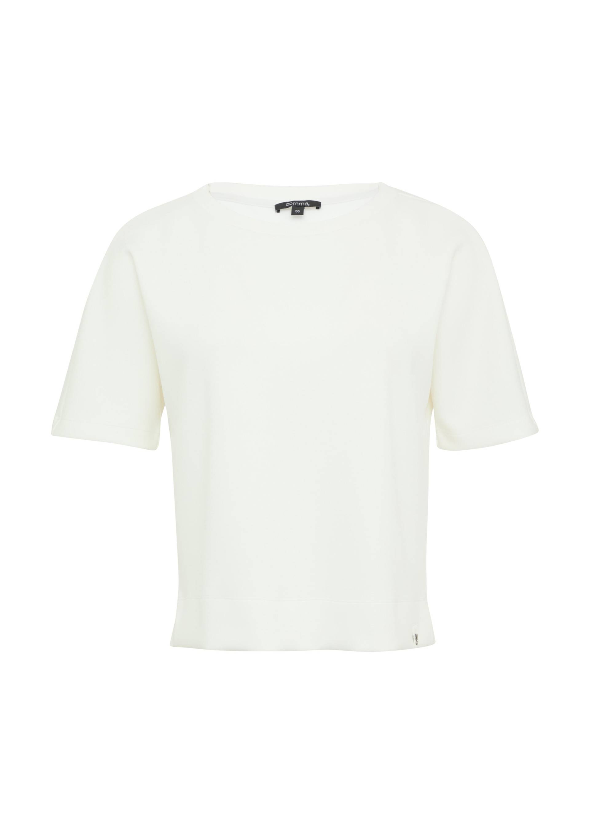 comma - Sweatshirt weiß - Gr. - 44 von comma