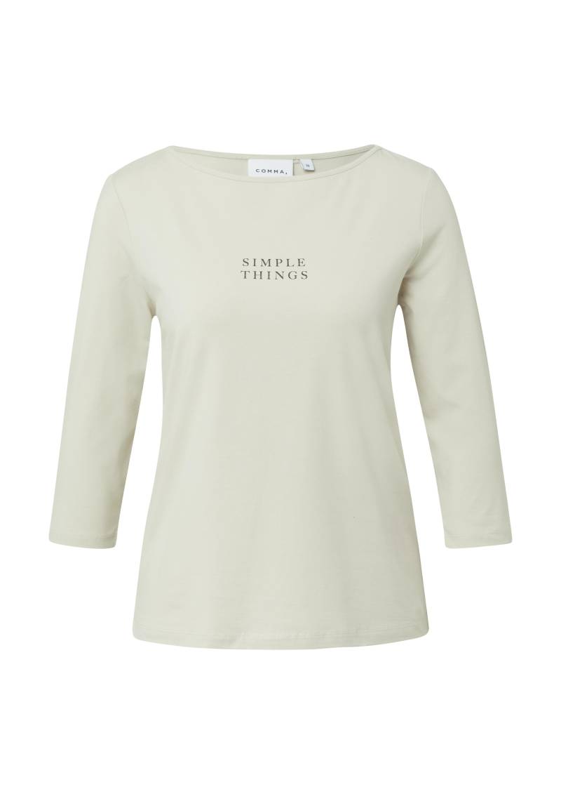 comma - T-Shirt beige - Gr. - 36 von comma