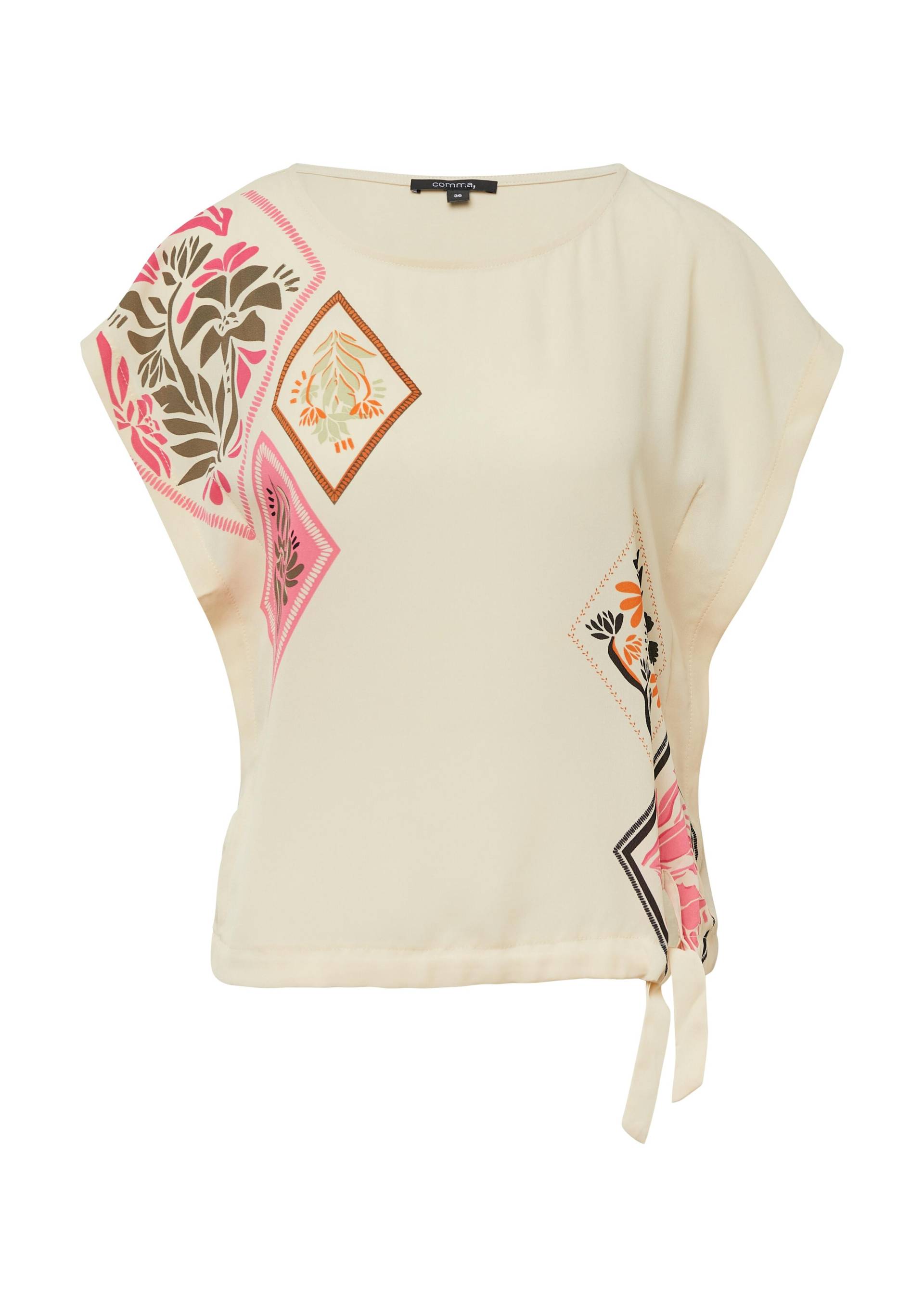 comma - T-Shirt beige - Gr. - 42 von comma