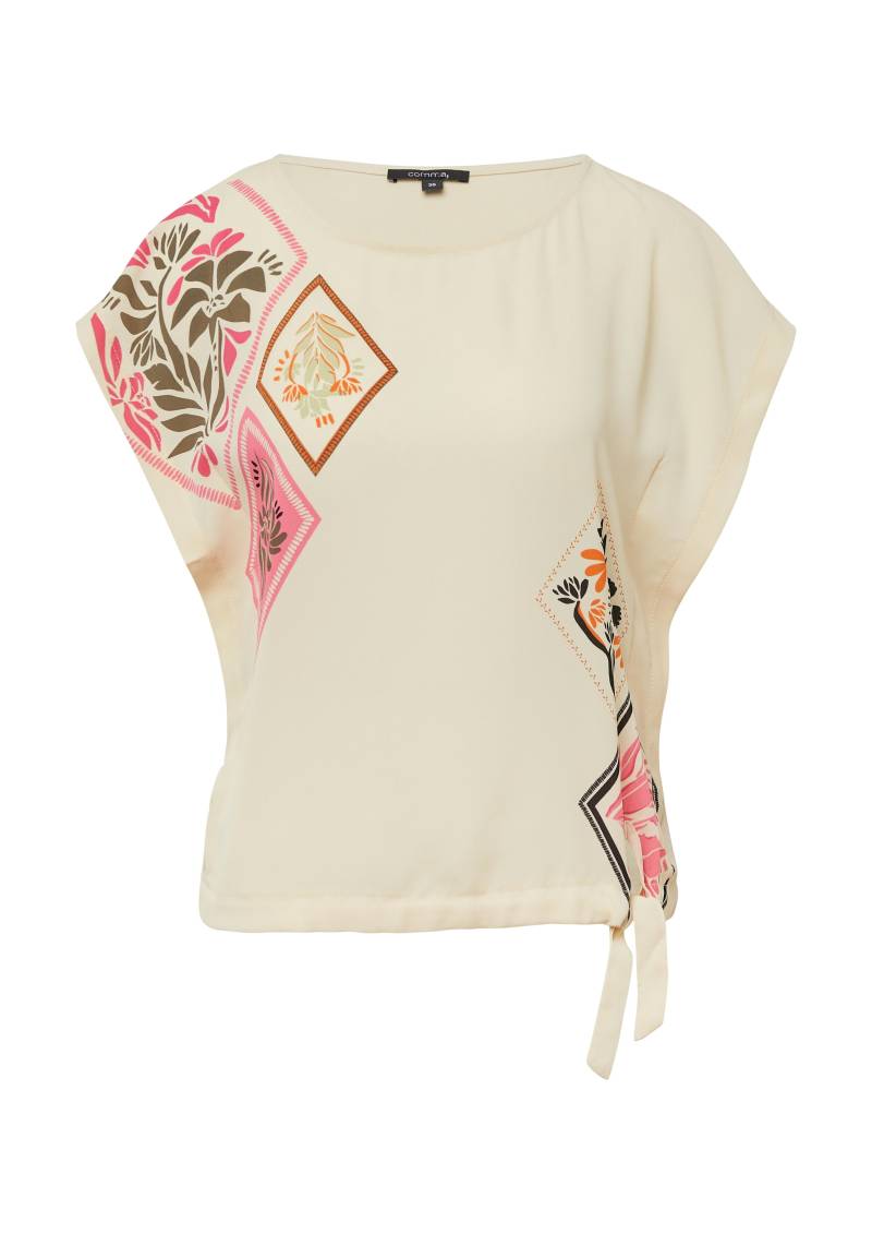 comma - T-Shirt beige - Gr. - 42 von comma