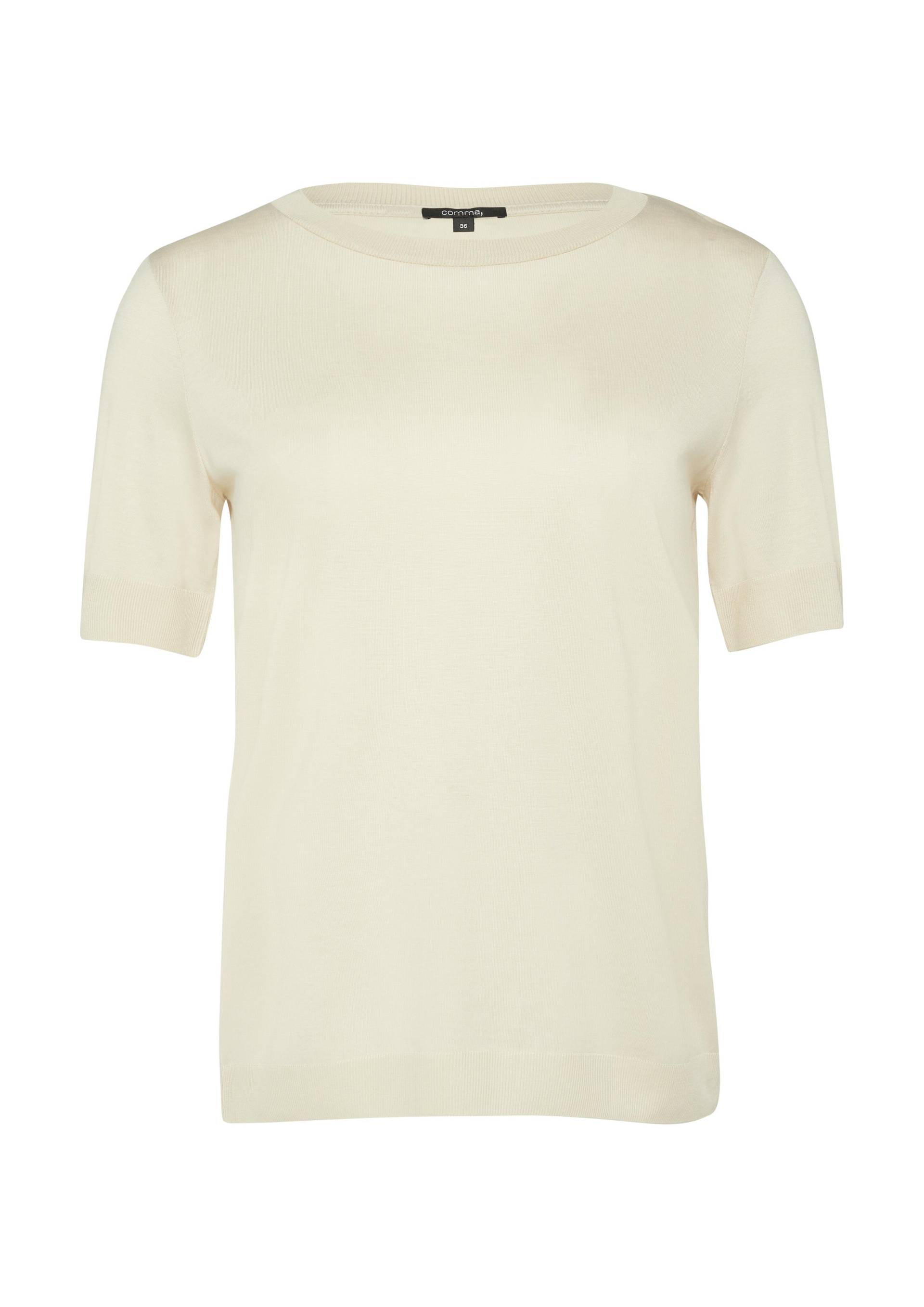 comma - T-Shirt beige - Gr. - 44 von comma