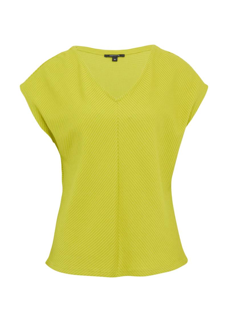 comma - T-Shirt olive - Gr. - 38 von comma