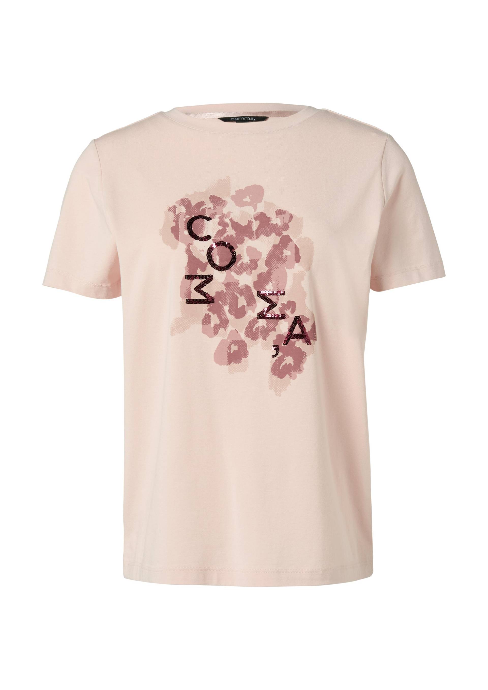 comma - T-Shirt pink - Gr. - 42 von comma