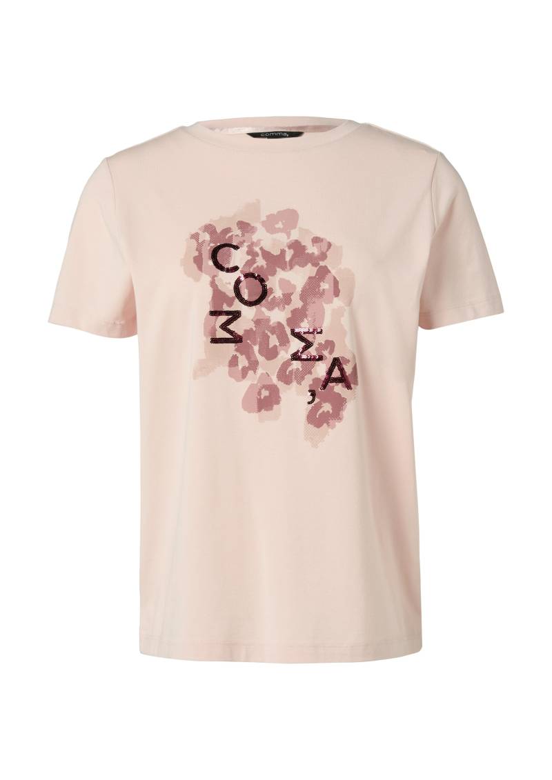 comma - T-Shirt pink - Gr. - 42 von comma
