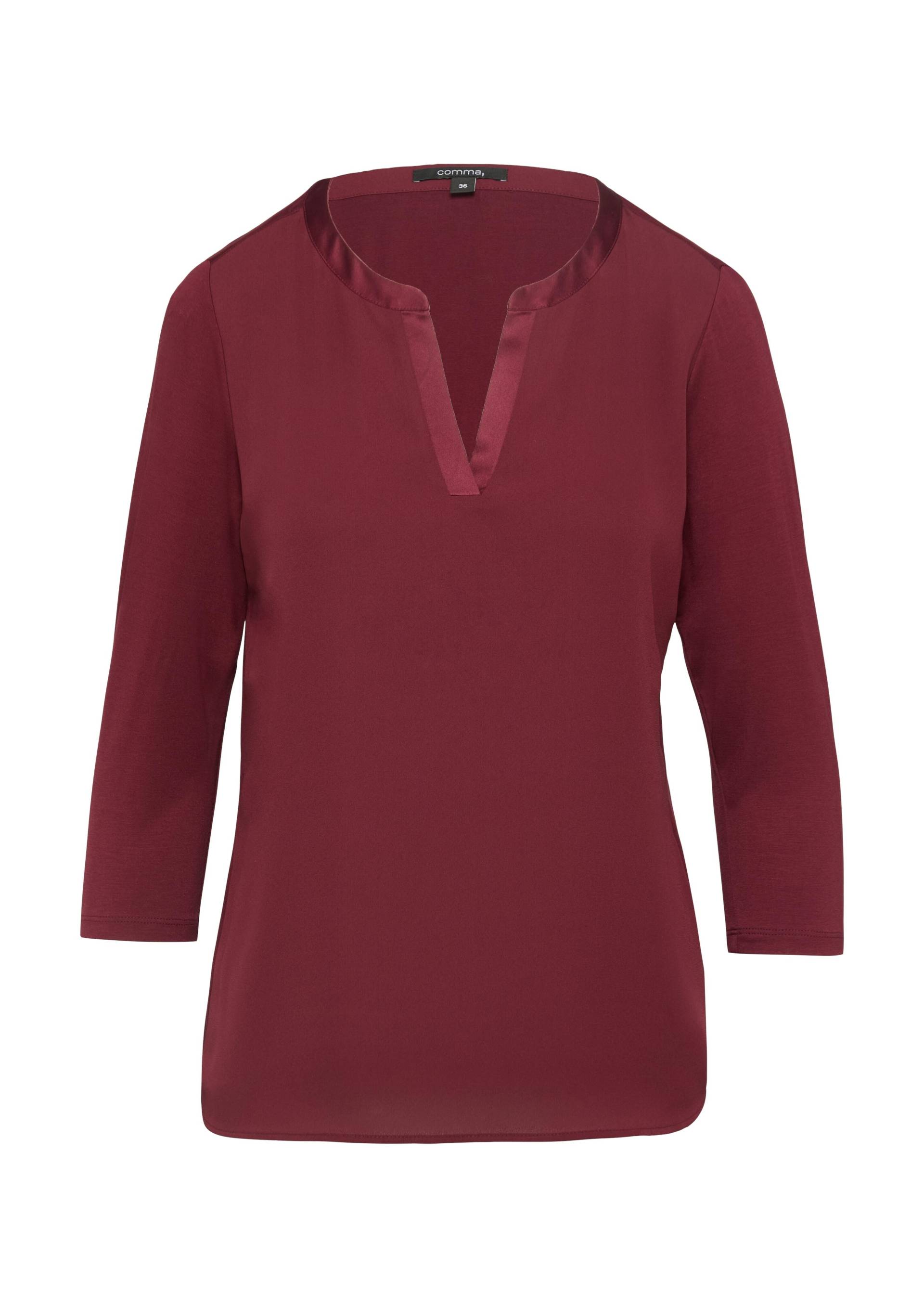 comma - T-Shirt rot - Gr. - 36 von comma