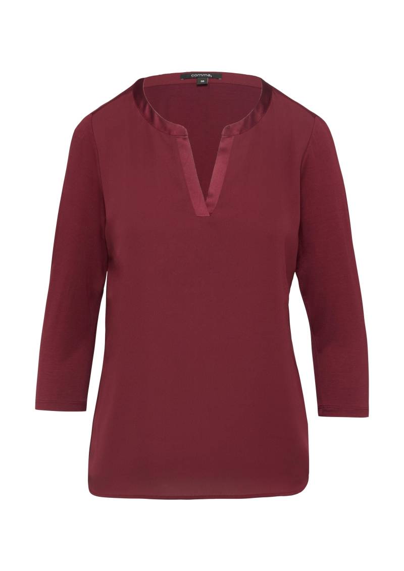 comma - T-Shirt rot - Gr. - 36 von comma