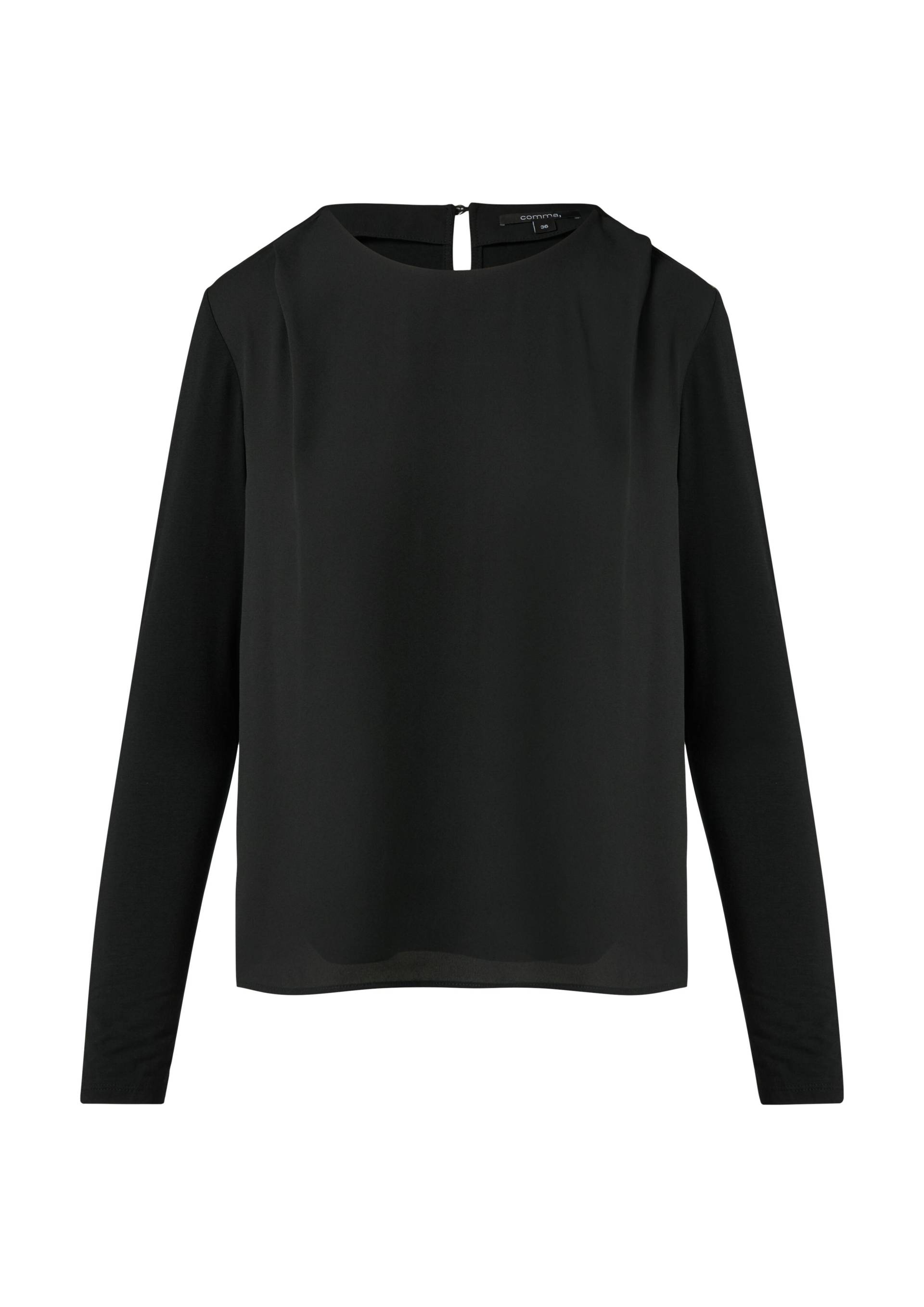 comma - T-Shirt schwarz - Gr. - 36 von comma