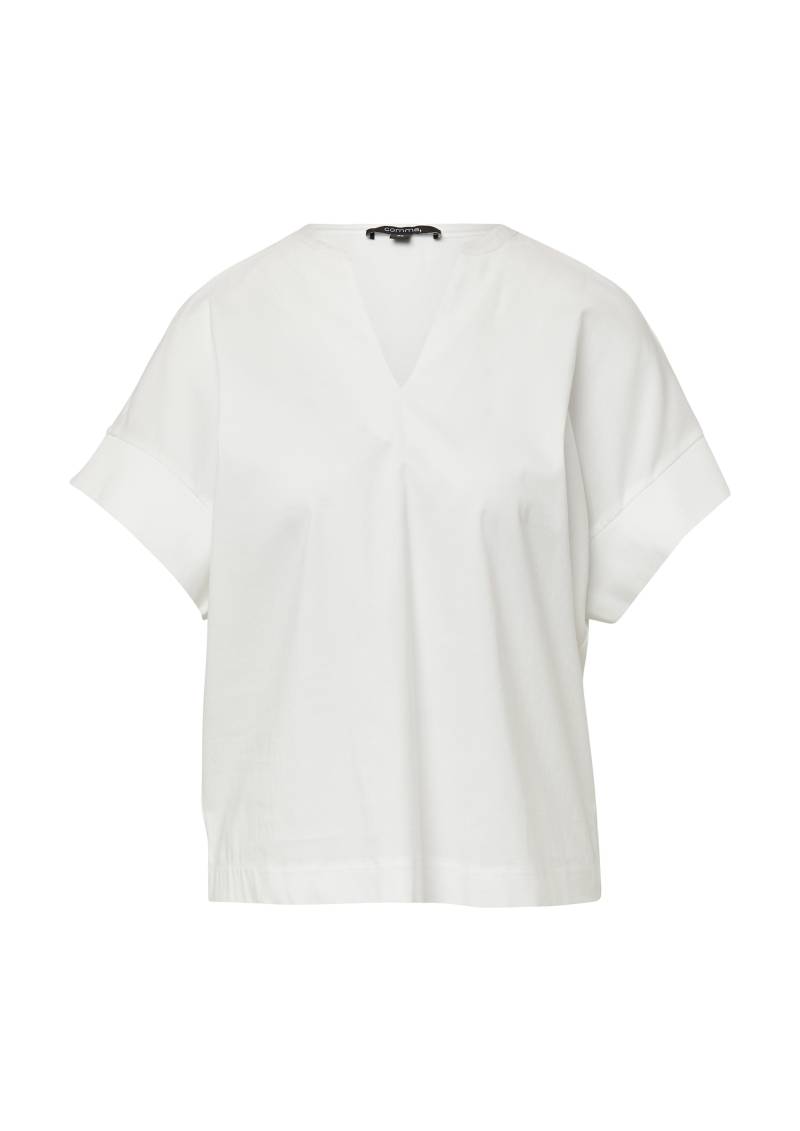 comma - T-Shirt weiß - Gr. - 34 von comma