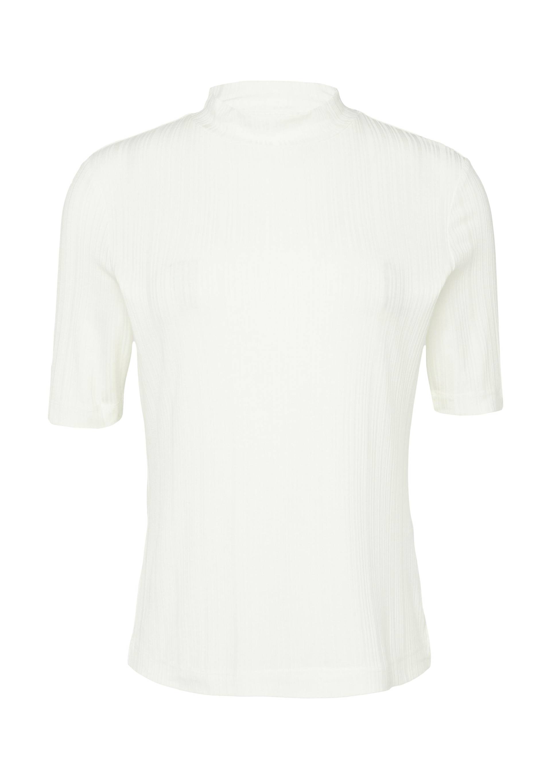 comma - T-Shirt weiß - Gr. - 38 von comma