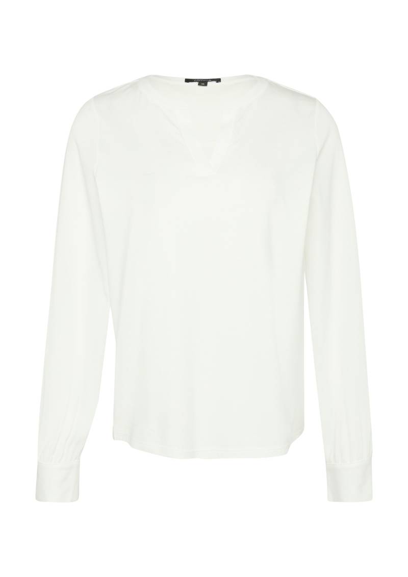 comma - T-Shirt weiß - Gr. - 42 von comma