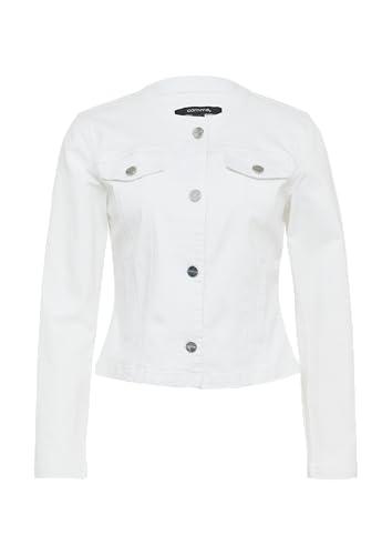comma Taillierte Jeansjacke mit Waschung weiß 34 von Comma